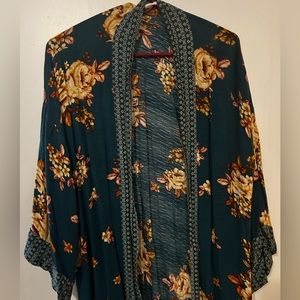 Target brand kimono duster L